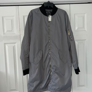 Gray overcoat XL
